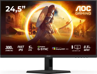 Immagine prodotto di Monitor per computer AOC G4 25G4SRE 62,2 cm (24,5") 1920 x 1080 pixel Full HD LED Nero, Rosso