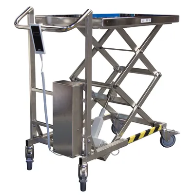 Produktbild von Fimm elektrischer Scherenhubtisch aus Edelstahl mit 100kg Tragkraft
