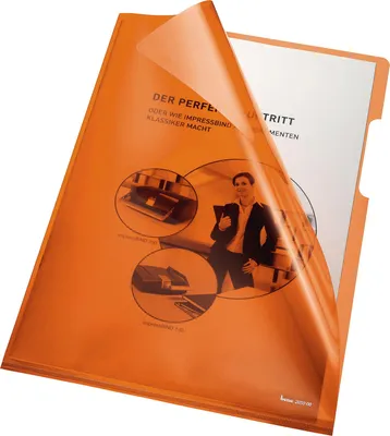 Produktbild von Bene Sichthülle 205000OR DIN A4 HPVC orange 100 St./Pack.
