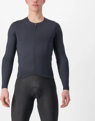 Produktbild von CASTELLI Langarm Fahrradtrikot für den Winter - FLY LS - Schwarz M