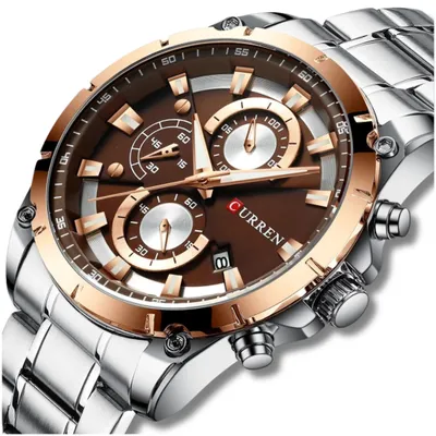 Zdjęcie produktu dla Zegarek Męski Curren Klasyczny Elegancki Chronograf Datownik 5 Kolorów