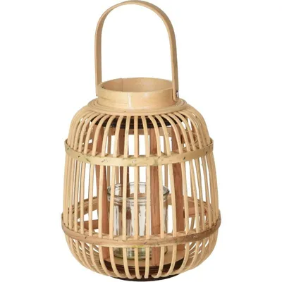 Zdjęcie produktu dla PROGARDEN Lampion bambusowy 24 x 19 cm naturalny KO-435000450