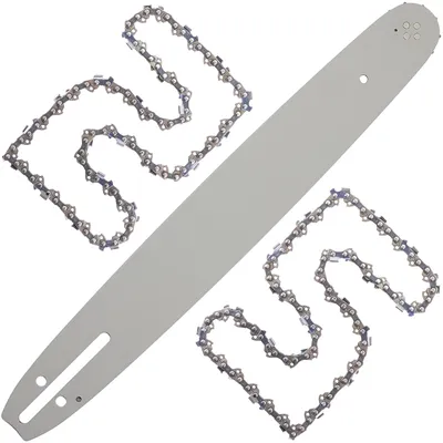 Produktbild von Schwert + 2x Sägekette 18" 45cm 1,5mm 0.325" 72TG K095 für Husqvarna Jonsered So