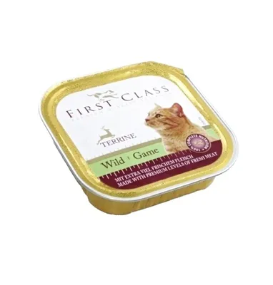 Immagine prodotto di FIRST CLASS Paté di cervo per gatti 100 g