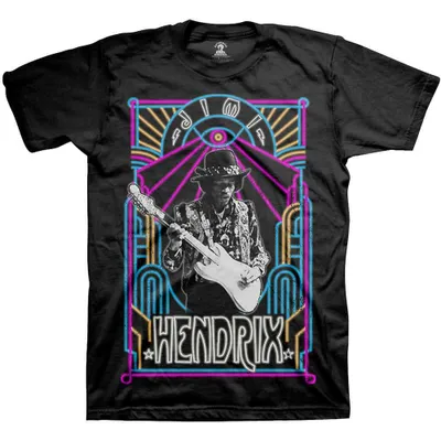 Produktbild von Jimi Hendrix Electric Ladyland Neon Black XL T-Shirt