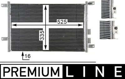 Obrázok produktu pre MAHLE ORIGINÁLNY KONDENZAČNÝ CHLADIČ VZDUCHU bez sušičky