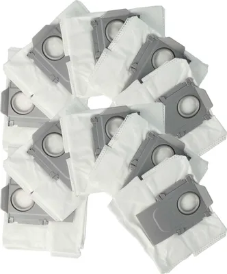 Produktbild von vhbw 10x Staubbeutel kompatibel mit Roborock Q5, G10S, G10PRO, Q7, Q7+, Q5+, S7 MaxV, Q7max+, S7 maxV Ultra Saugroboter - Beutel für die Absaugstation