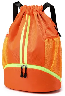 Imagen del producto de Mochila Deportiva Impermeable - Mochila con Compartimento para Zapatos - Ajustable - Gran Capacidad - Duradera - Dimensiones 32 x 15 x 47 cm
