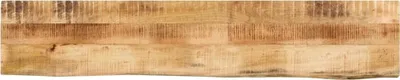 Image de Plateau de table 140x40x3,8 cm bord d'arbre bois massif manguier rugueux