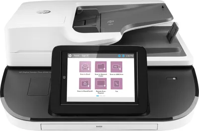 Produktbild von Dokumentenscanner - Duplex - 216 x 864 mm - 600 dpi x 600 dpi - bis zu 92 Seiten/Min. (einfarbig) / bis zu 92 Seiten/Min. (Farbe) - automatischer Dokumenteneinzug (150 Blätter) - bis zu 10000 Scanvorgänger/Tag -  USB 2.0, Gigabit LAN, USB 2.0 (Host)