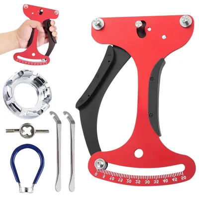 Productafbeelding van Fietsspaken tensiemeter, kalibratiegereedschap met 5 accessoires