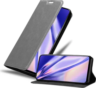 Obrázok produktu pre Cadorabo puzdro pre Honor 9X ochranný kryt v sivej farbe puzdro na mobilný telefón kryt magnetické zatváranie