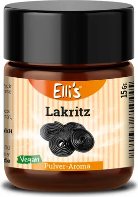 Produktbild von Lakritz - Ellis Pulveraromen