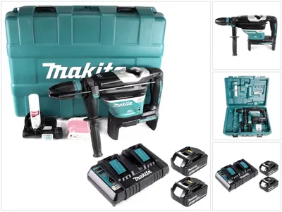 Produktbild von Akku-Kombihammer DHR400PG2U, SDS-max, 36Volt (2x18V), Bohrhammer