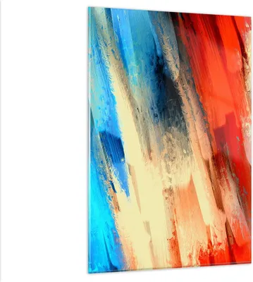 Produktbild von Bilder auf glas - Einteilig - Abstraktion modern - 80x120cm - Glasbilder - Wandbilder - Bilder - zum Aufhängen bereit - Wanddekoration aus Glas - Glas Bilder - Wandbild auf Glas - GPA80x120-4087