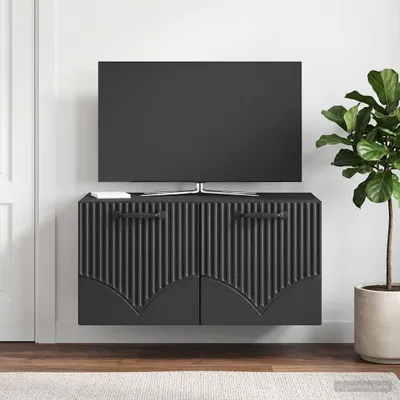 Immagine prodotto di Maison Exclusive - Mobile TV da parete nero 59,5 x 41 x 30 cm