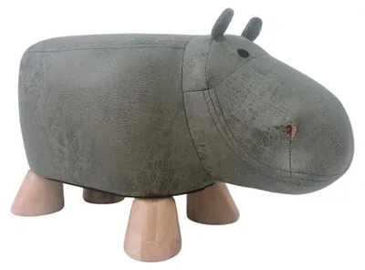 Immagine prodotto di Sedia per bambini Müller und Herber, modello "Tier" 60052, con decorazione a forma di ippopotamo