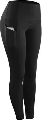 Produktbild von Modische Pocket Leggings Schwarz - Ideal für Sport und Freizeit | Größe XL KP15684