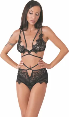 Obrázok produktu pre LIVCO CORSETTI FASHION - DREZNA LC 90733: Čierna podprsenka a nohavičky
