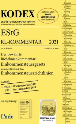 Produktbild von KODEX EStG Richtlinien-Kommentar 2021