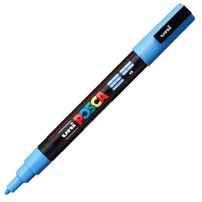 Productafbeelding van POSCA - POSCA PC3M F, hemelsblauw | 1 stuk | 6 stuks
