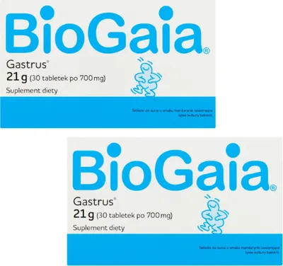 Produktbild von BioGaia Gastrus (Probiotics) 30 Tablets Mandarin x2 Art Gut Health Immunity MiL4