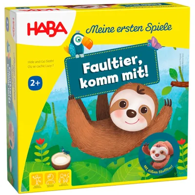Produktbild von HABA Meine 1. Spiele - Faultier, komm mit!, Brettspiel, 2 Jahr(e), 10 min