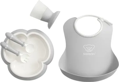 Produktbild von BABYBJÖRN Baby-Geschirrset Grau