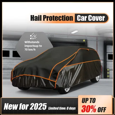 Obrázok produktu pre Ochranný poťah na auto proti krupobici - poťah na auto - plachta na ochranu pred krupobici - kryt na auto - ochranný poťah na auto - 450 x 175 cm