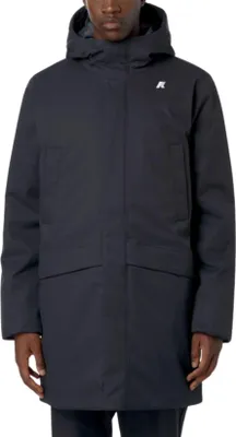 Produktbild von K-WAY - Wasserdichte Herrenjacke Jarno Twill Marmotta lang - Größe S