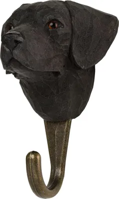 Produktbild von Wildlife Garden Kleiderhaken DecoHook Labrador Retriever Schwarz