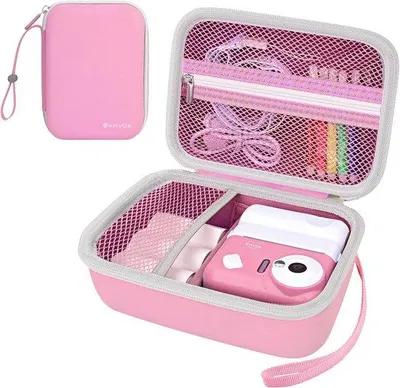 Productafbeelding van Kindercameratas voor mini digitale camera - Roze