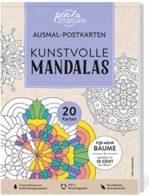 Image de Ausmal-Postkarten Kunstvolle Mandalas | 20 Karten
