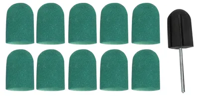 Produktbild von Nail Art Schleifband Polierschleifkopf Ringkappe 16 x 25 mm (grün)