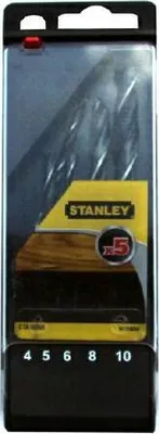 Obrázok produktu pre Stanley STA56001-QZ, Vŕtačka, Drevo, 4/5/6/8/10 mm, 5 kusov