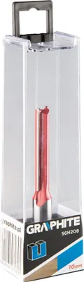 Zdjęcie produktu dla GRAPHITE Frez palcowy dwuostrzowy długi, HM, 10 x 50 mm, trzpień 12 mm