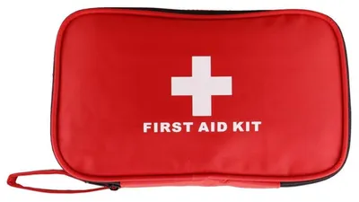 Produktbild von Erste-Hilfe-Tasche Nylon Rot 23x12x5,1 cm Leeres Set