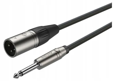 Image de Roxtone SMXJ250L5 Câble Microphone XLR M Jack 6.3mm 5m