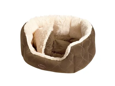 Produktbild von Nobby 70868, Korb Haustierbett, Drinnen, Hund, Braun, Oval, Einfarbig