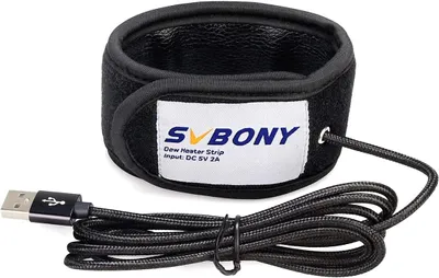 Image de Svbony SV172 Chauffe-objectif avec régulateur de température USB, chauffage de l'oculaire de l'objectif,240mm anti rosée humidité brouillard caméra télescope