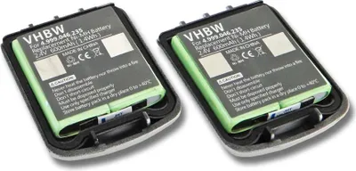 Produktbild von vhbw 2x Akku kompatibel mit Openphone 24, 28 schnurlos Festnetz Telefon (600 mAh, 2,4 V, NiMH)