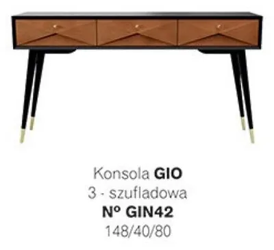 Produktbild von Konsolentisch Tisch Konsole Kommode Sideboard Holz Modern Luxus Braun Design Neu
