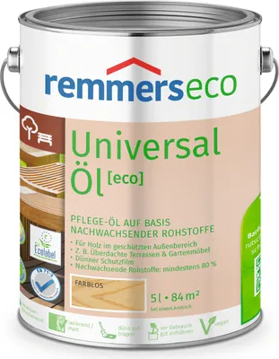 Produktbild von Remmers Universal-Öl [eco] farblos 5 l, Holzpflegeöl