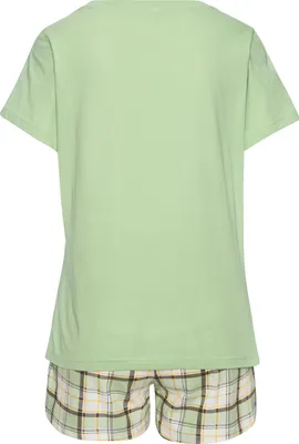 Produktbild von Vivance Dreams Shorty grün und rosa-kariert Größe 40/42