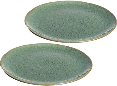 Produktbild von Leonardo MATERA Keramikteller 27 cm grün 2er Set