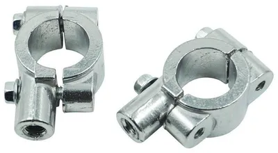 Imagen del producto de Soporte para espejo de motor de aluminio, 22 mm
