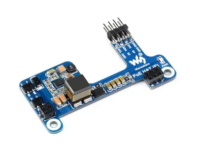 Produktbild von WaveShare Power over Ethernet HAT (E) for Raspberry Pi 3B+/4B 802.3af-Compliant