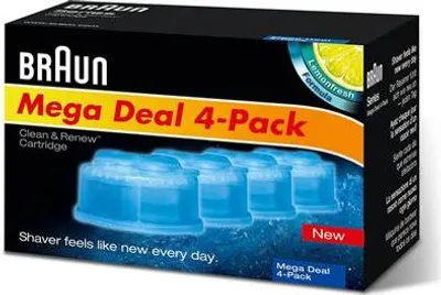 Zdjęcie produktu dla Braun | Wkłady 4-pak | Clean and Renew CCR4 3+1