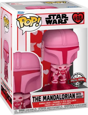 Produktbild von Star Wars - The Mandalorian with Grogu 498 Special Edition - Funko Pop! - Vinyl Figur