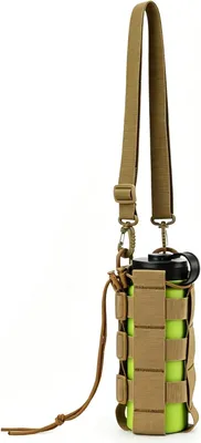 Produktbild von Trinkflaschenhalter, braun, Nylon, mit verstellbarem Schultergurt, für Outdoor